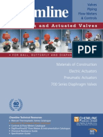 Chemline: Actuation and Actuated Valves