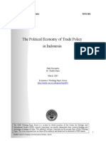 Political Economy of Trade Policy in Indonesia