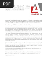 Download Targeting of Western Critical National Infrastructure and How We All Play a Part in Its Defence by Advent IM SN273383000 doc pdf