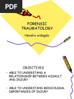 Forensic Medicine Injuries | PDF | Wound | Autopsy