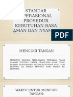 Standar Operasional Prosedur Kebutuhan Rasa Aman Dan Nyaman