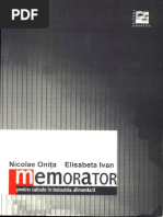 Handbook Data for Chemical and Food Industry Calculus Romanian Onita 2006