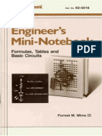 ELECTRONICS Mini-Notebook - Formulas Tables Basic Circuits