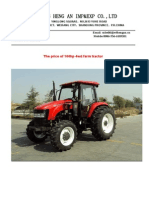 100hp 4wd Tractor Price