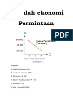 Makalah PERMINTAAN Ekonomi