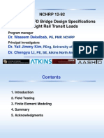 T-5-Waseem Dekelbab-NCHRP 12-92 Proposed LRFD Bridge Design Specifications For Light Rail Transit Loads