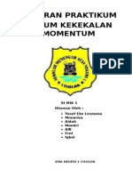 HUKUM KEKEKALAN MOMENTUM