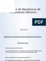 Medición de Resistencia de Aislamiento Eléctrico