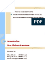 A Study On Role of Effective Communication in The Success of DLF As A Household Name in Property Development