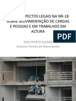 Novas regras para elevadores e andaimes na NR-18