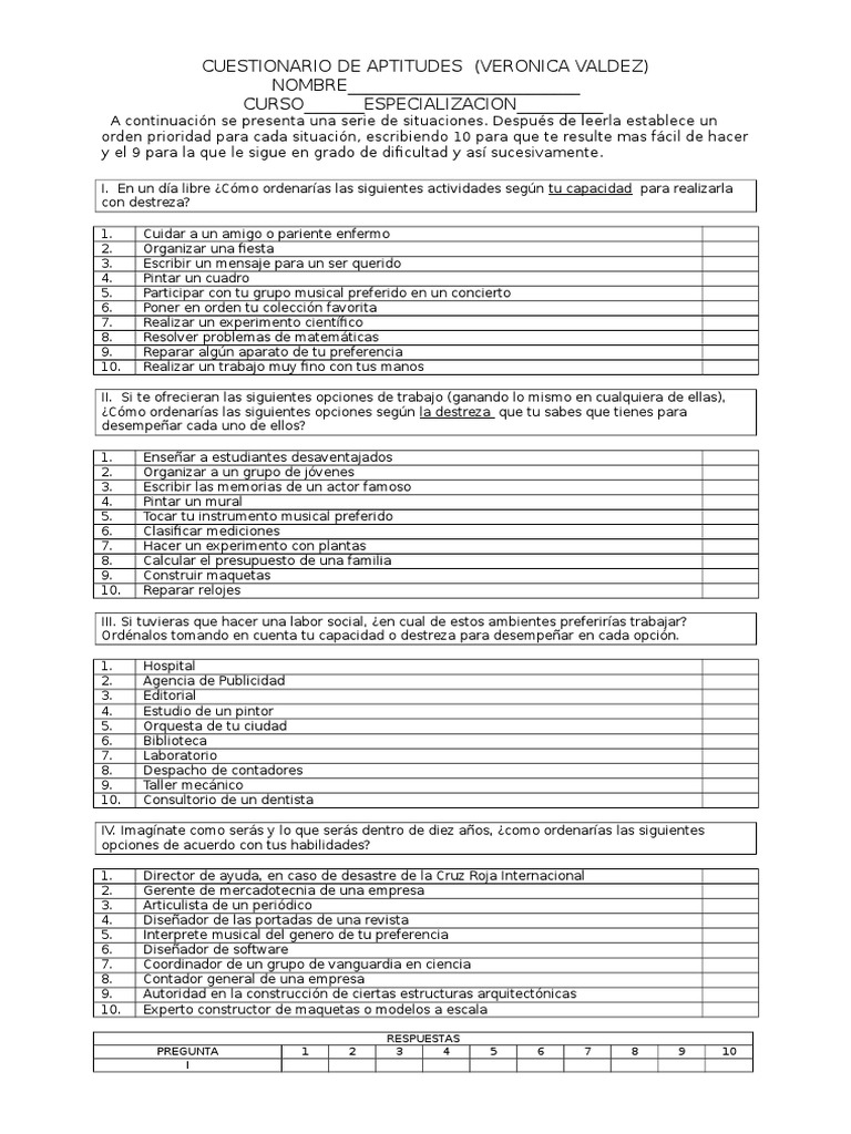 Cuestionario De Aptitudes F sica Y Matem ticas Matem ticas Prueba Gratuita De 30 D as Scribd