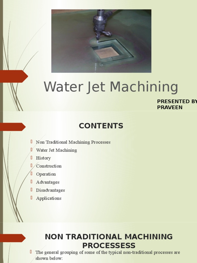 Water Jet Machining Machining Building Engineering Free 30day