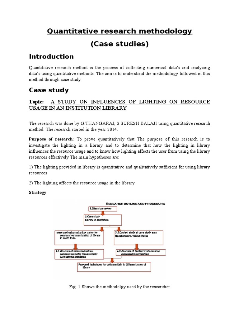Research Methodology Report Download Free Pdf Quantitative Research