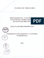 Diagrama de Procedimiento de Adquisición de Combustible PDF