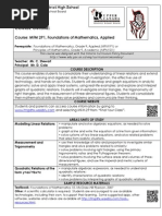 mfm2p Course Outline 2015 Cstewart