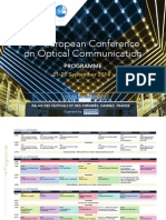 Ecoc 2014 Final Programme