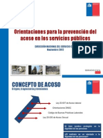 Nuevas Orientaciones en Acoso LAboral _DN Servicio Civil_Nov 2012