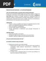 Proyecto de Ley Anticontrabando