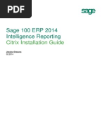 140224 Sage 100 ERP 2014 Intelligence Reporting Citrix Installation Guide