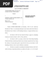 Hernandez v. Internet Gaming Entertainment, Ltd et al - Document No. 17