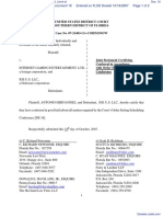 Hernandez v. Internet Gaming Entertainment, LTD Et Al - Document No. 18