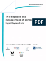 The Diagnosis and Management of Primary Hypothyroidism Revised Statement 14 June 2011 2