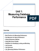 2784A_W01 Measuring Database Performance