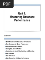 2784A_W01 Measuring Database Performance