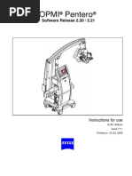 Zeiss OPMI Pentero - User Manual