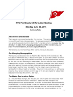 HYC Fee Structure Information Meeting Monday, June 29, 2015: Introduction and Mandate