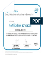 Certificado MasterTeacher Intel