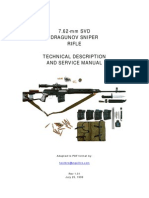 7.62-Mm SVD Dragunov Sniper Rifle, Technical Description & Service Manual