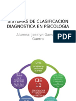 Sistemas de Clasificacion Diagnostica en Psicologia