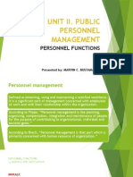 PPA 212 Personnel Functions