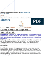 Curso Algebra