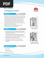 Equipment Cabinet Datasheet