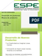 Desarrollo y Mejora de Productos