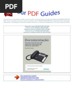 Manual Do Usuário SIEMENS HIPATH 2000 P