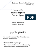 Lecture15 Psychophysics