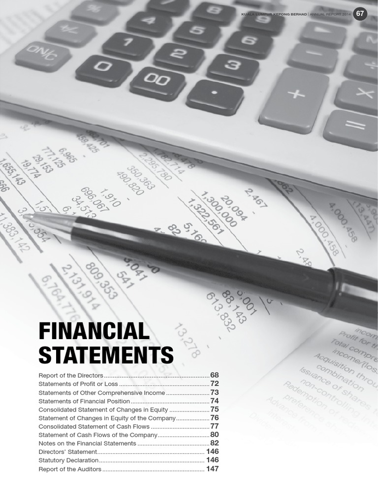 Klk Page 67 To Proxyform Goodwill Accounting Financial