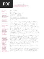 Download FIRE Letter to University of California San Diego Chancellor Marye A Fox February 23 2010 by FIRE SN27346576 doc pdf