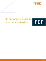 BTEC Centre Guide to Internal Verification 2014