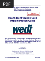 WEDI Health ID Card Approved