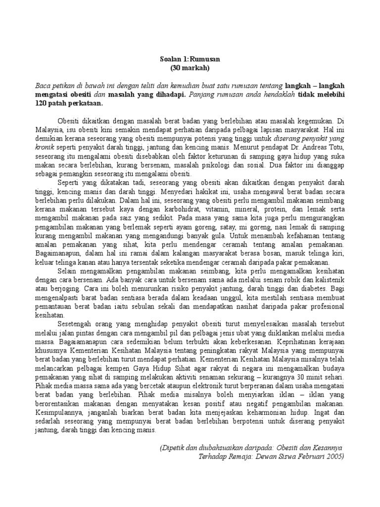 Bm Spm Kertas 2 18 Pdf