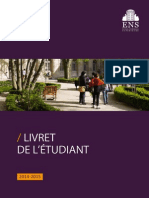 LivretEtudiant2014 ENS