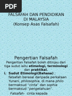 Konsep Asas Falsafah