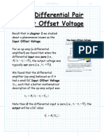 The Differential Pair Input Offset Voltage