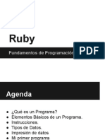 Elementos Básicos de Programación y Ruby