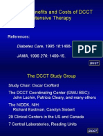 Lifetime benefits and costs of intensive therapy for type 1 diabetes based on DCCT study