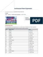Member States of The European Patent Organisation